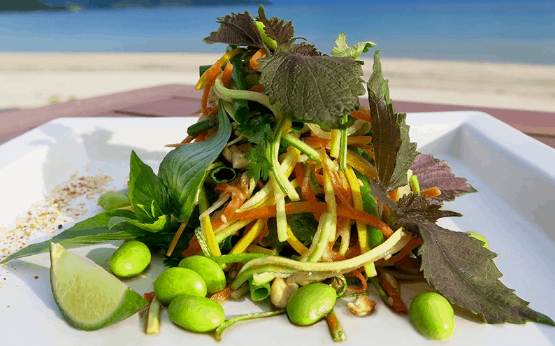 Nguyên liệu hữu cơ (sưu tầm) six senses Côn Đảo