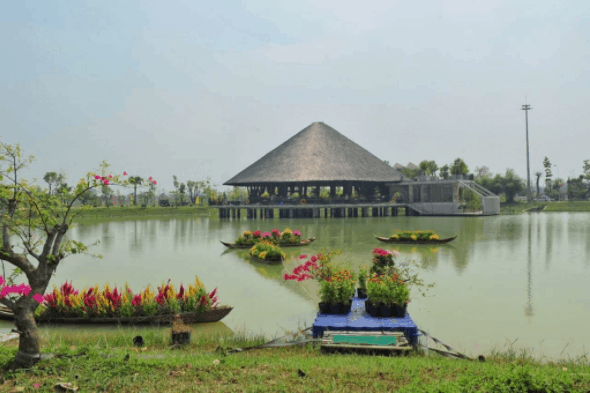 Không gian Làng Sen Việt Nam