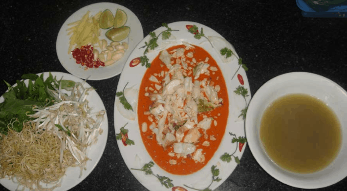 Đặc sản tiết canh cua Phú Quốc Đặc sản tiết canh cua Phú Quốc