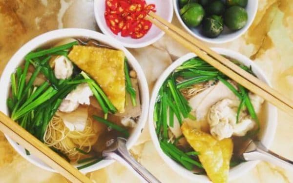 Mì vằn thắn ngon ở Hà Nội