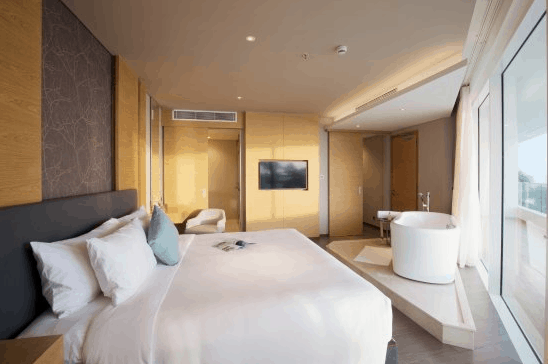 Khu phòng nghỉ hiện đại tại khách sạn Seashells Phu Quoc
