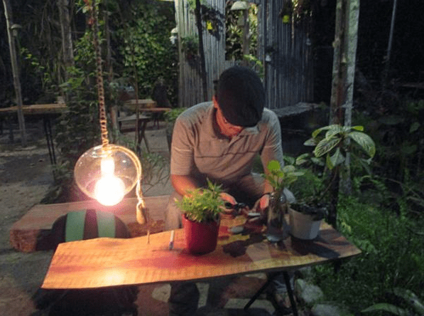 Cafe Vườn Ươm sở hữu một không gian yên tĩnh