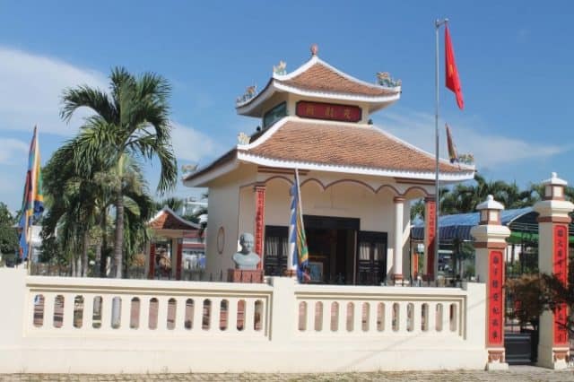 Di tích điện thờ sau khi trùng tu tôn tạo (Ảnh ST)