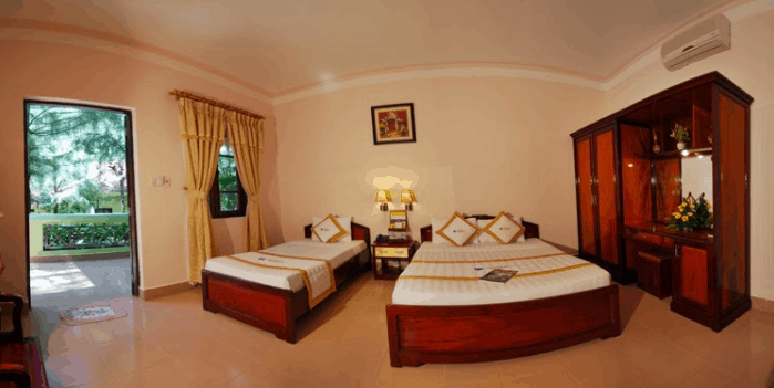 Thiết kế phòng ngủ khách sạn Thiên Hải Sơn