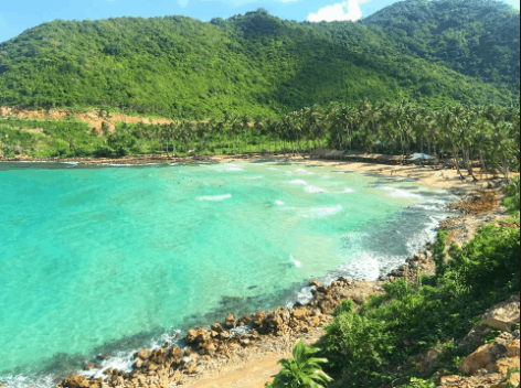 Biển Cây Mến trông như một hồ nước khổng lồ