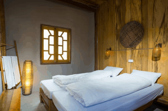Không gian phòng nghỉ tại homestay Chí Nguyễn KG Không gian phòng nghỉ tại homestay Chí Nguyễn KG