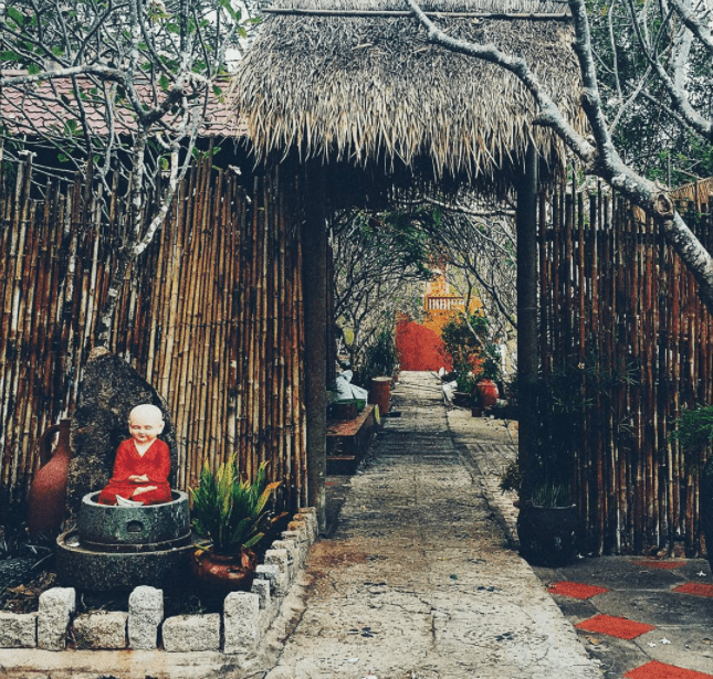 Chùa Quan Âm Các có không gian yên tĩnh, thanh tịnh Chùa Quan Âm Các có không gian yên tĩnh, thanh tịnh