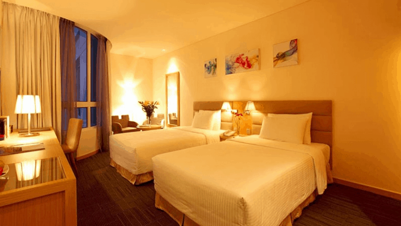 Phòng nghỉ 2 giường tại khách sạn Liberty Central Phòng nghỉ 2 giường tại khách sạn Liberty Central