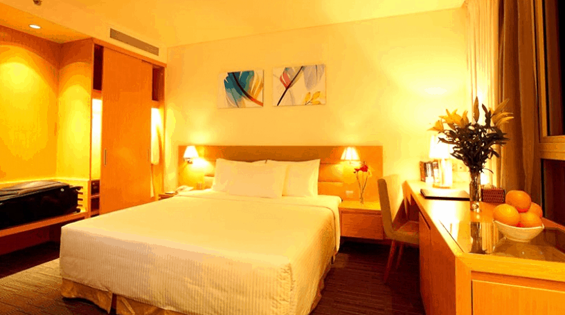 Phòng nghỉ khách sạn Liberty Central có không gian ấm cúng Phòng nghỉ khách sạn Liberty Central có không gian ấm cúng