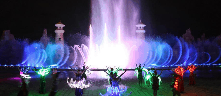Sân khấu nước hoành tráng tại Vinpearl Land Phú Quốc