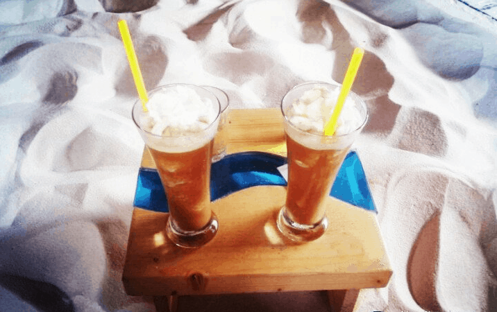 Tận hưởng không gian biển ngay tại quán Cát Cafe Tận hưởng không gian biển ngay tại quán Cát Cafe