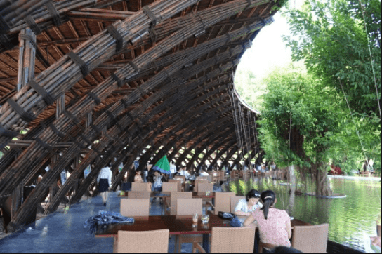 Tận hưởng không gian xanh mát tại quán cafe Gió và Nước Tận hưởng không gian xanh mát tại quán cafe Gió và Nước