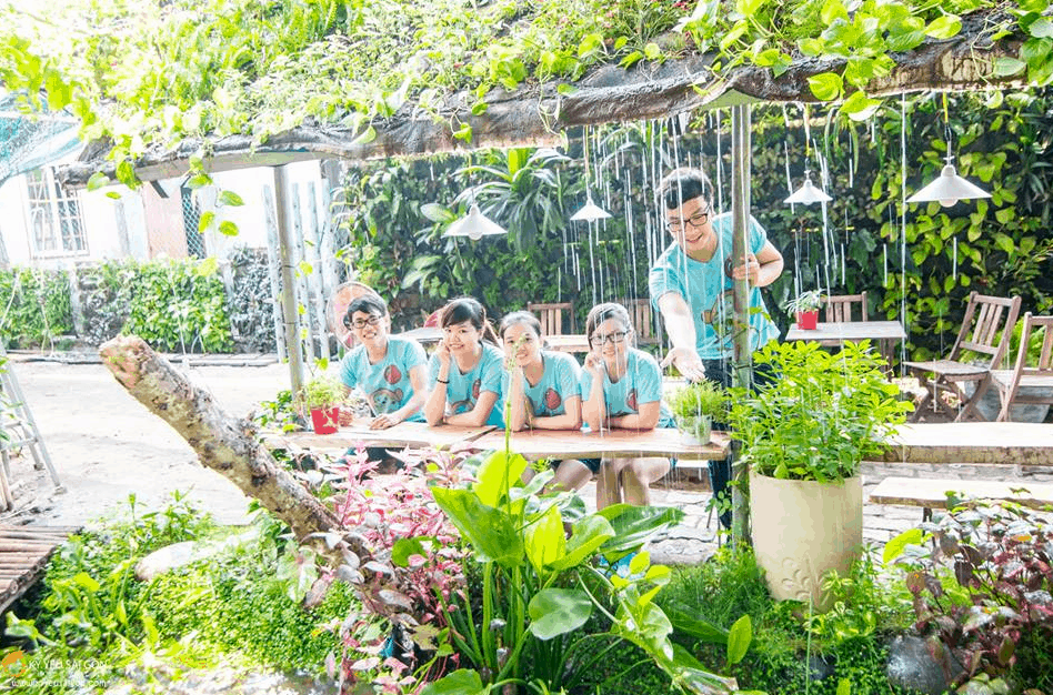 Tận hưởng không gian xanh mát tại cafe Vườn Ươm Tận hưởng không gian xanh mát tại cafe Vườn Ươm