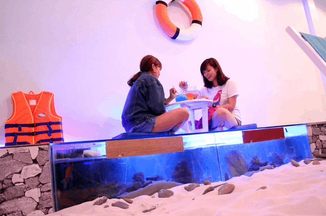 Trải nghiệm cảm giác mới lạ tại quán Cát Cafe