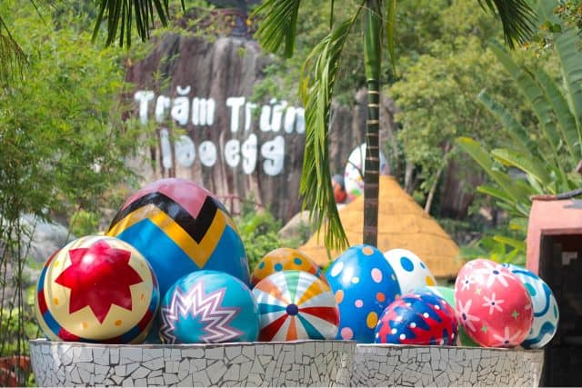 Trứng được đặt ở mọi nơi (ẢNH ST)