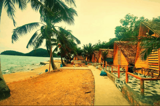 Dãy bungalow ở Humiso resort