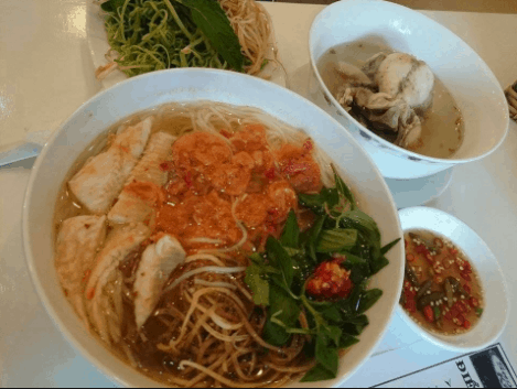 Tô bún cá thơm ngon hấp dẫn người ăn