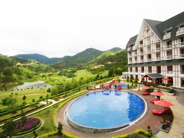 Không gian thoáng đãng tại Swiss Belresort Tuyền Lâm (Ảnh ST)