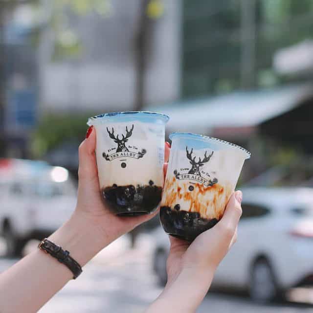 Sữa tươi trân châu đường đen