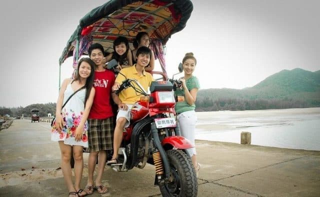 Tuk tuk Quan Lạn