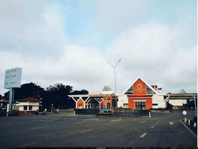 Hình ảnh cửa khẩu Xa Mát