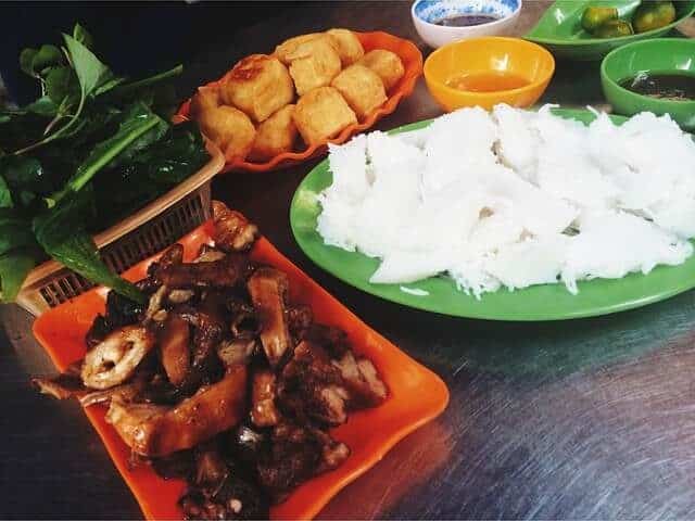 Bún đậu lòng nướng Hoàng Cầu