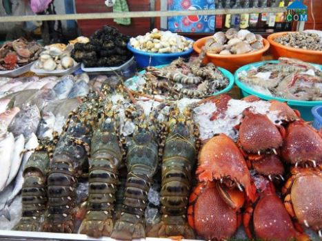 hải sản tại Rạch Vẹm