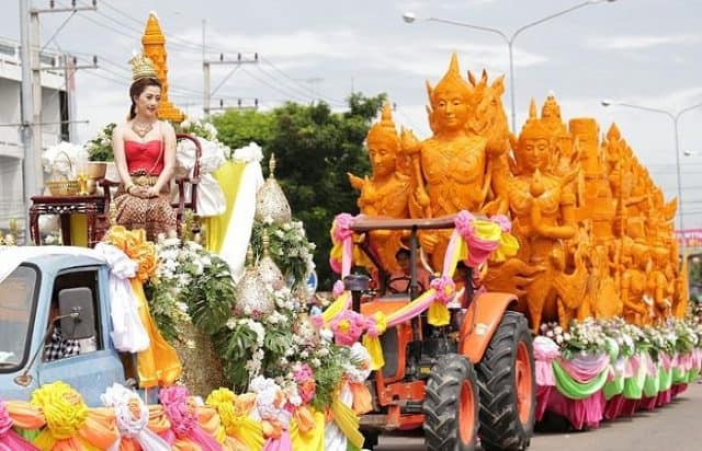 Lễ hội Phật giáo Khao Phansa (Ảnh ST)