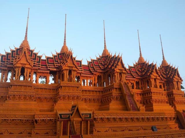 Lâu đài sáp được thiết kế tinh tế (Ảnh ST)