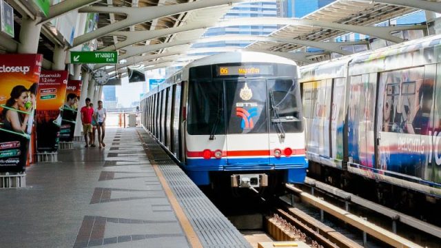 Hệ thống tàu điện của Thái Lan cũng rất phát triển (Ảnh ST)