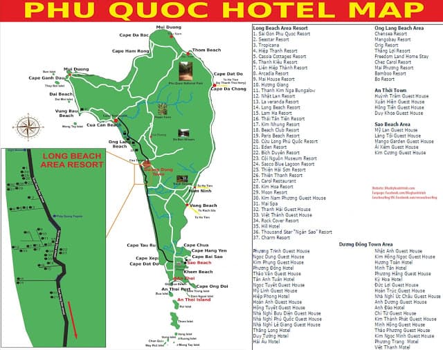 bản đồ du lịch phú quốc