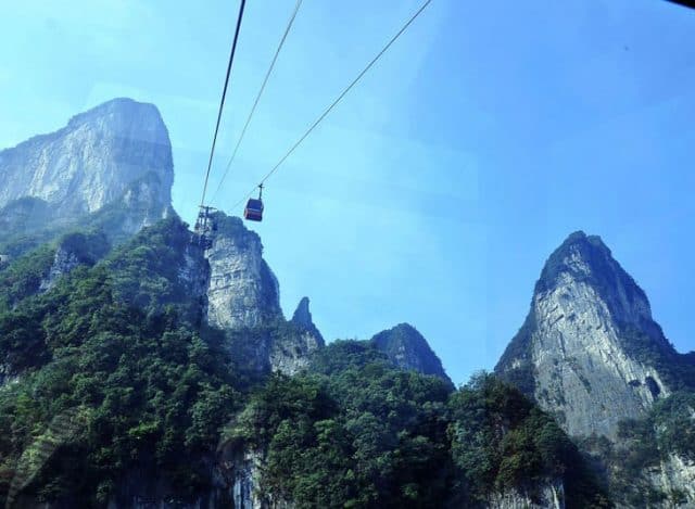 Cáp treo Thiên Môn Sơn Hồ Nam Trung Quốc (ảnh ST) Cáp treo Thiên Môn Sơn Hồ Nam Trung Quốc (ảnh ST)
