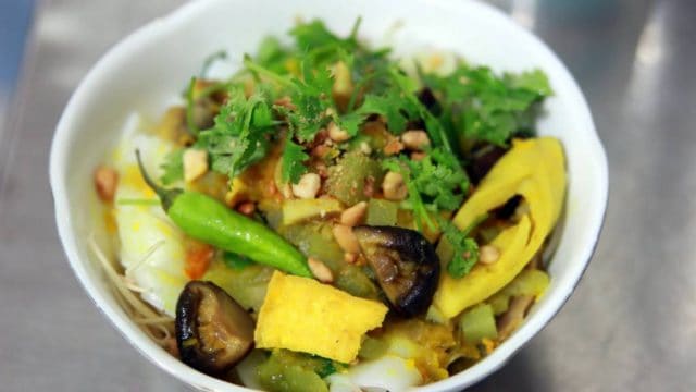 Mì Quảng chay được nhiều người ưa thích (ảnh ST) Mì Quảng chay được nhiều người ưa thích (ảnh ST)