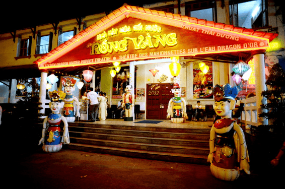 Nhà hát múa rối nước Rồng Vàng (ảnh ST) Nhà hát múa rối nước Rồng Vàng (ảnh ST)