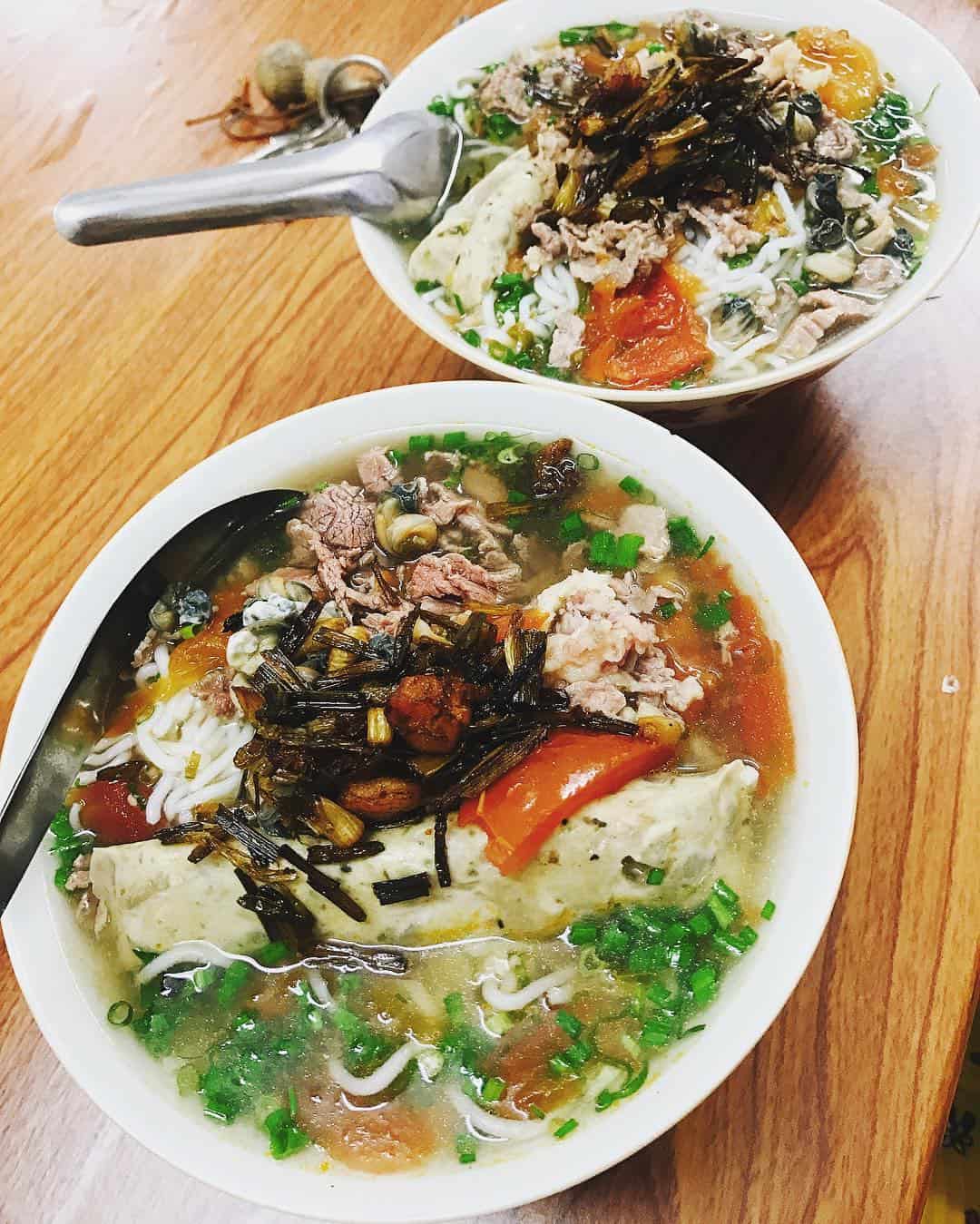 quán bún ngon ở Hà Nội