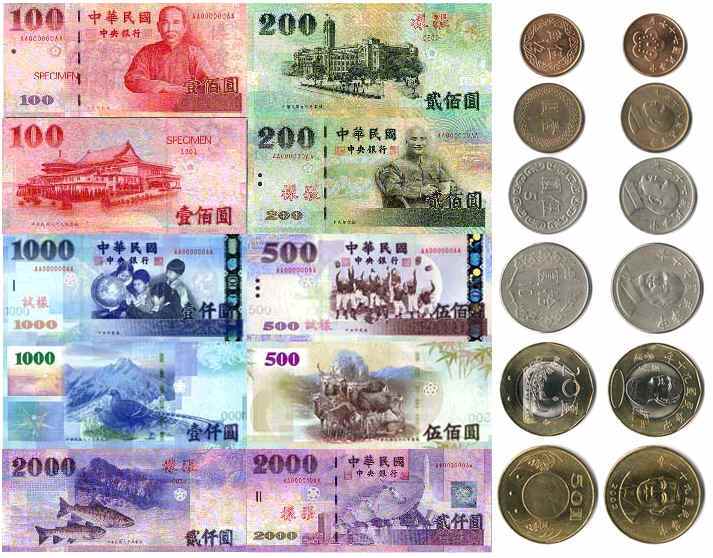 tiền tệ đài loan tiền tệ đài loan