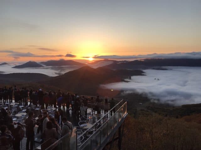 Unkai Terrace - đài quan sát biển mây